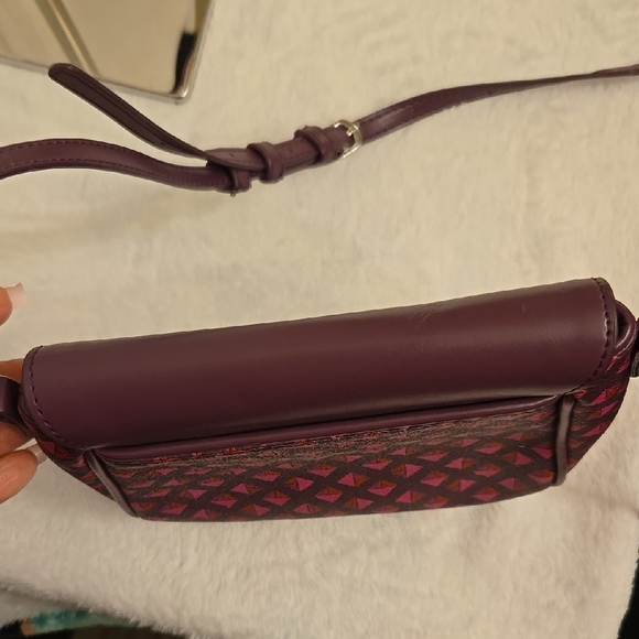 Vera Bradley Purple and Pink Crossbody Bag - Picture 8 of 12